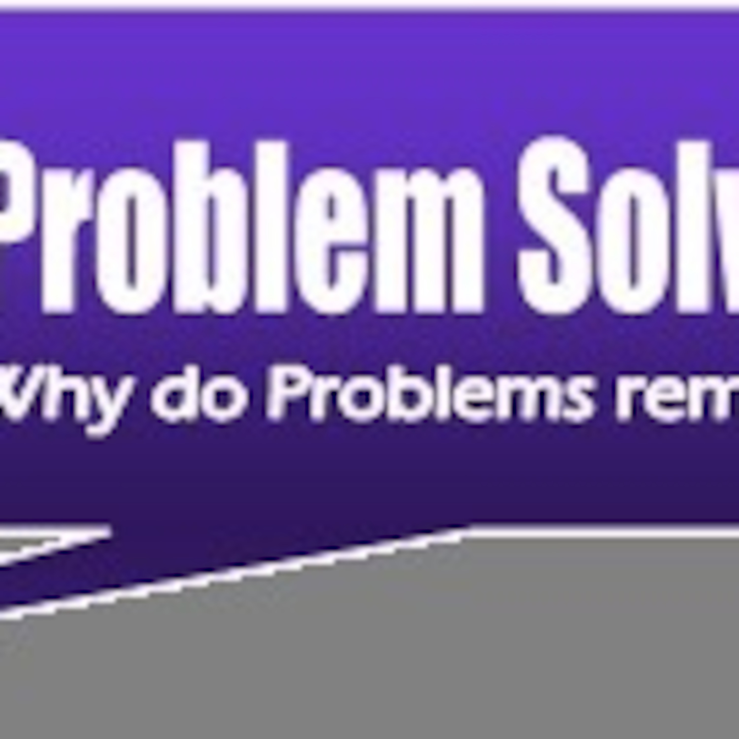 Problem Solving 004 episode artwork