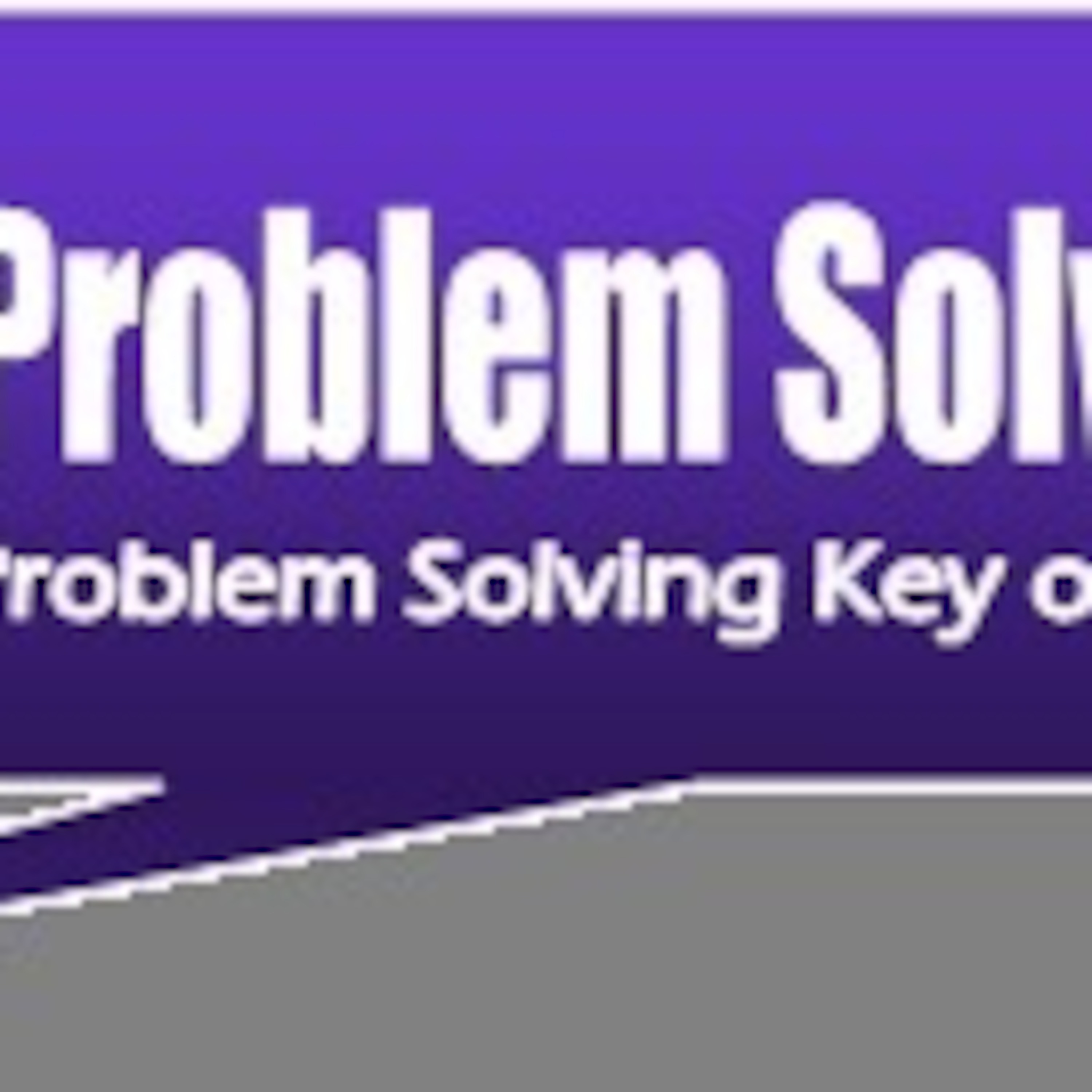 Problem Solving 007 episode artwork