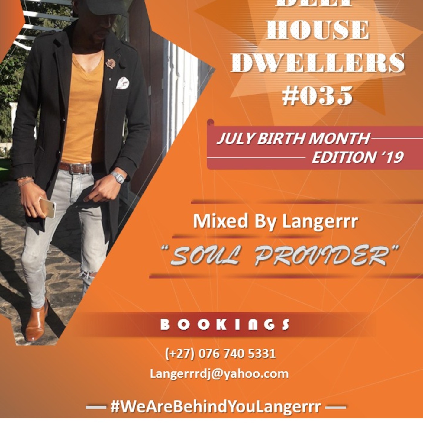 Deep House Dwellers #035 - July Birth Month Edition '19  (Mixed By Langerrr - Soul Provider)