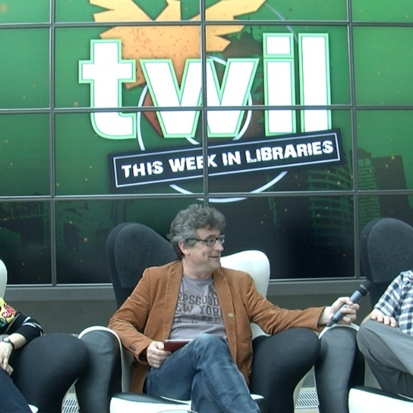 TWIL #97: Julie-Anne Cardella (Director of the Westmount PL) and Michaël Elbaz (student master degree program)