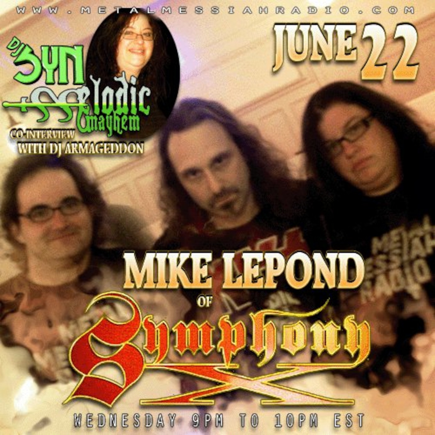 Mike Lepond of Symphony X with DJ SYN on www.metalmessiahradio.com June 22nd, 2011 Mike Lepond of Symphony X with DJ SYN on www.metalmessiahradio.com June 22nd, 2011
