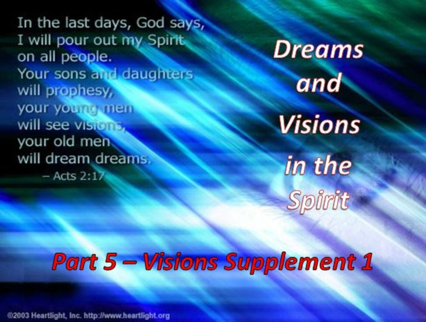 Episode 806: Episode 806  Dreams & Visions - Supplement 1