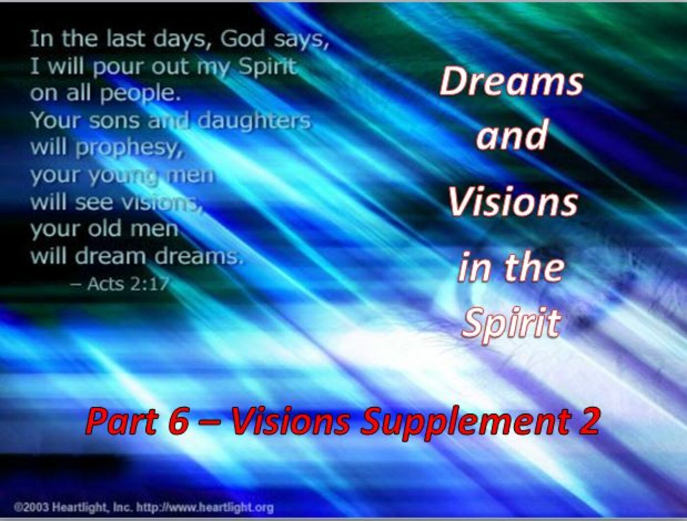 Episode 807: Episode 807  Dreams & Visions - Supplement 2