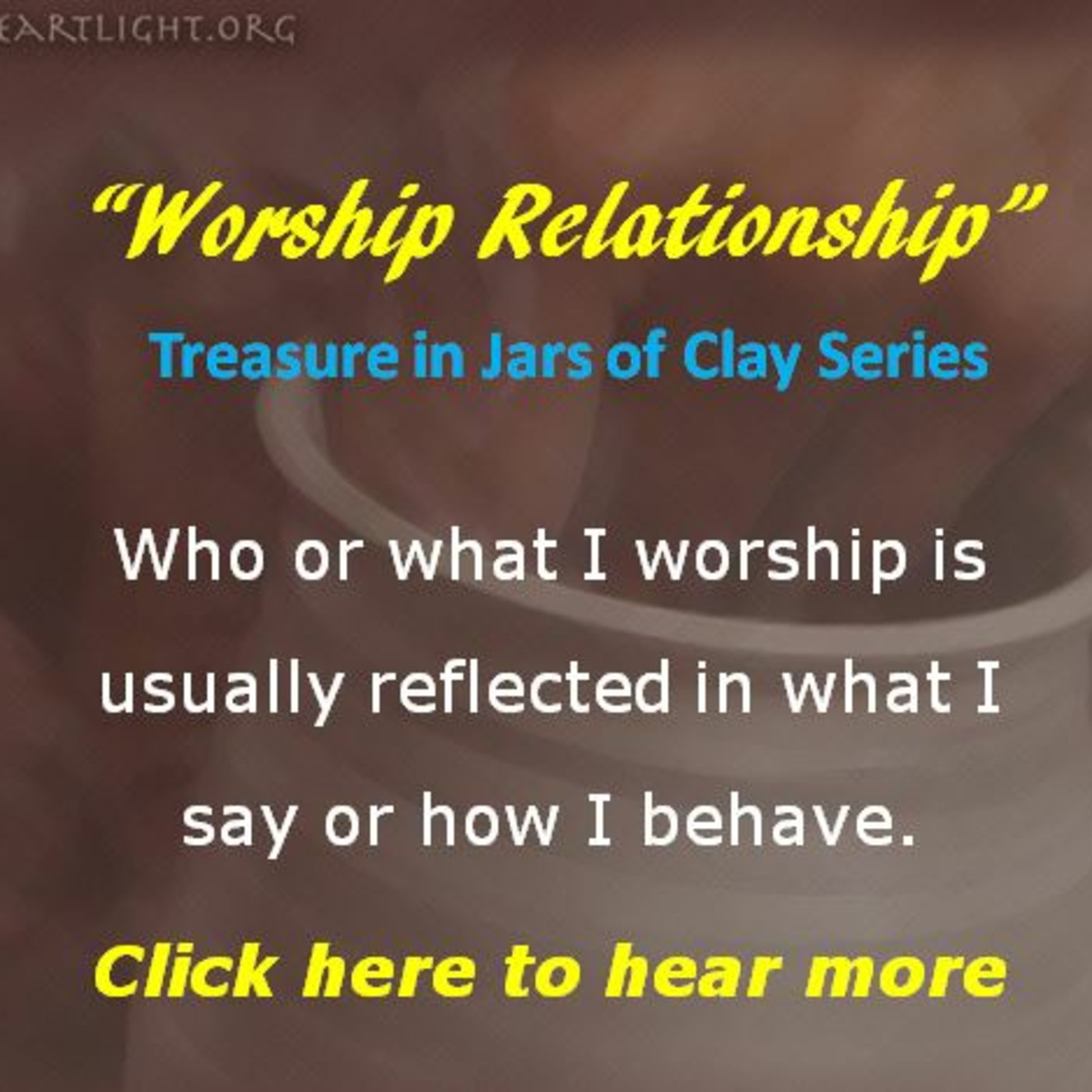 Episode 301  Treasure in Jars of Clay - Worship Relationship episode artwork