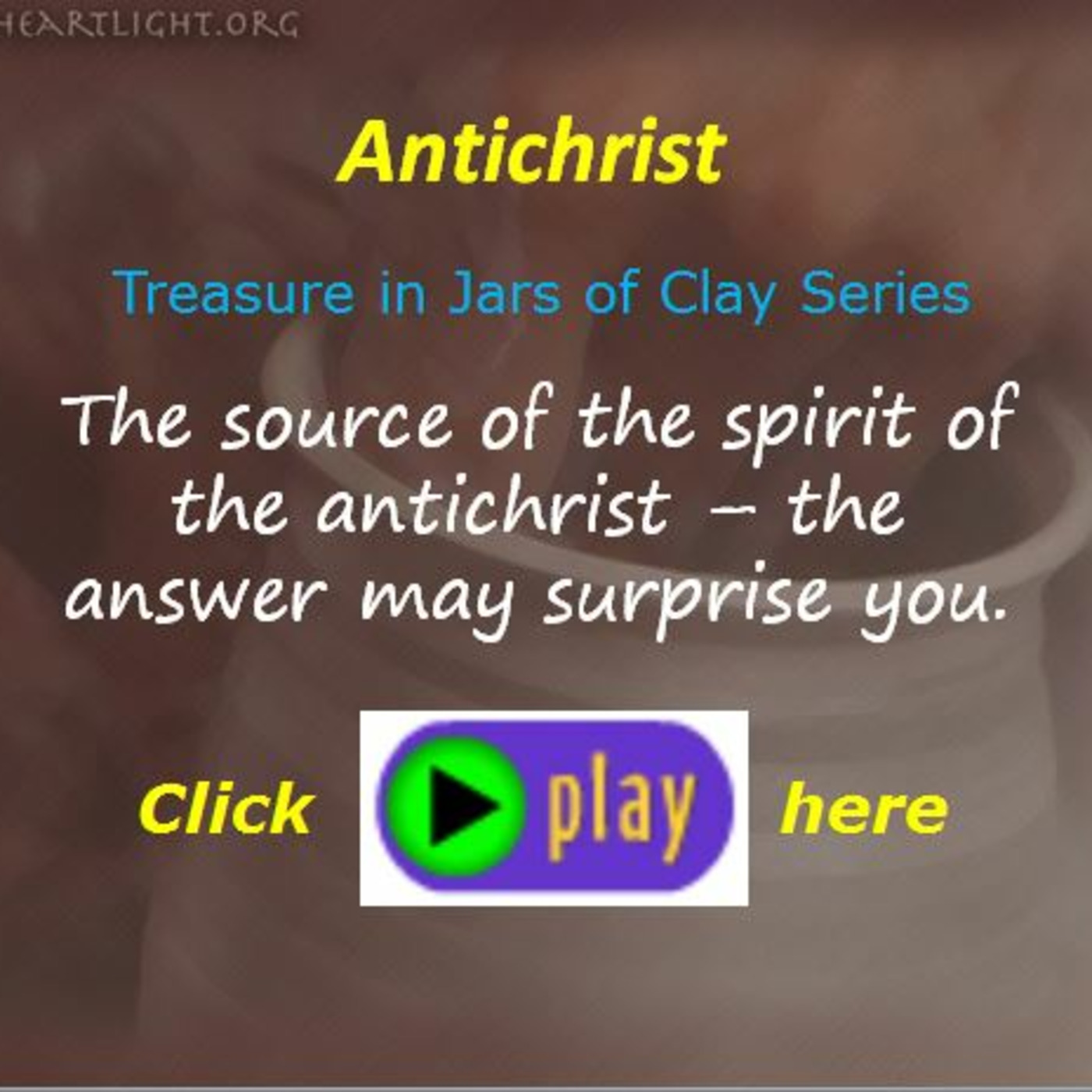 Episode 312  Treasure in Jars of Clay - antichrist episode artwork