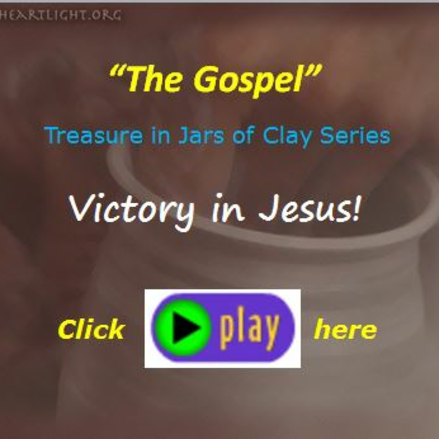 Episode 315  Treasure in Jars of Clay - The Gospel episode artwork