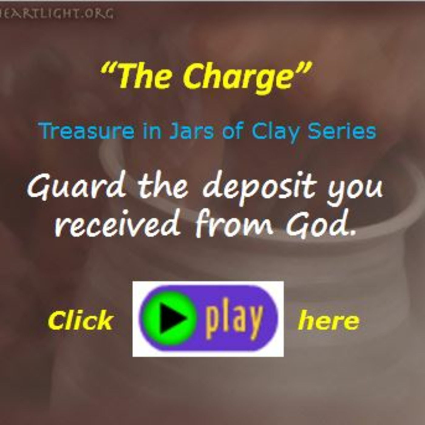 Episode 320  Treasure in Jars of Clay - The Charge episode artwork