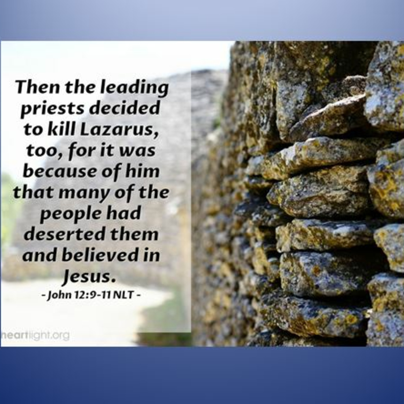 Episode 1042: Episode 1042  Six Weeks to Victory! Jesus and Lazarus