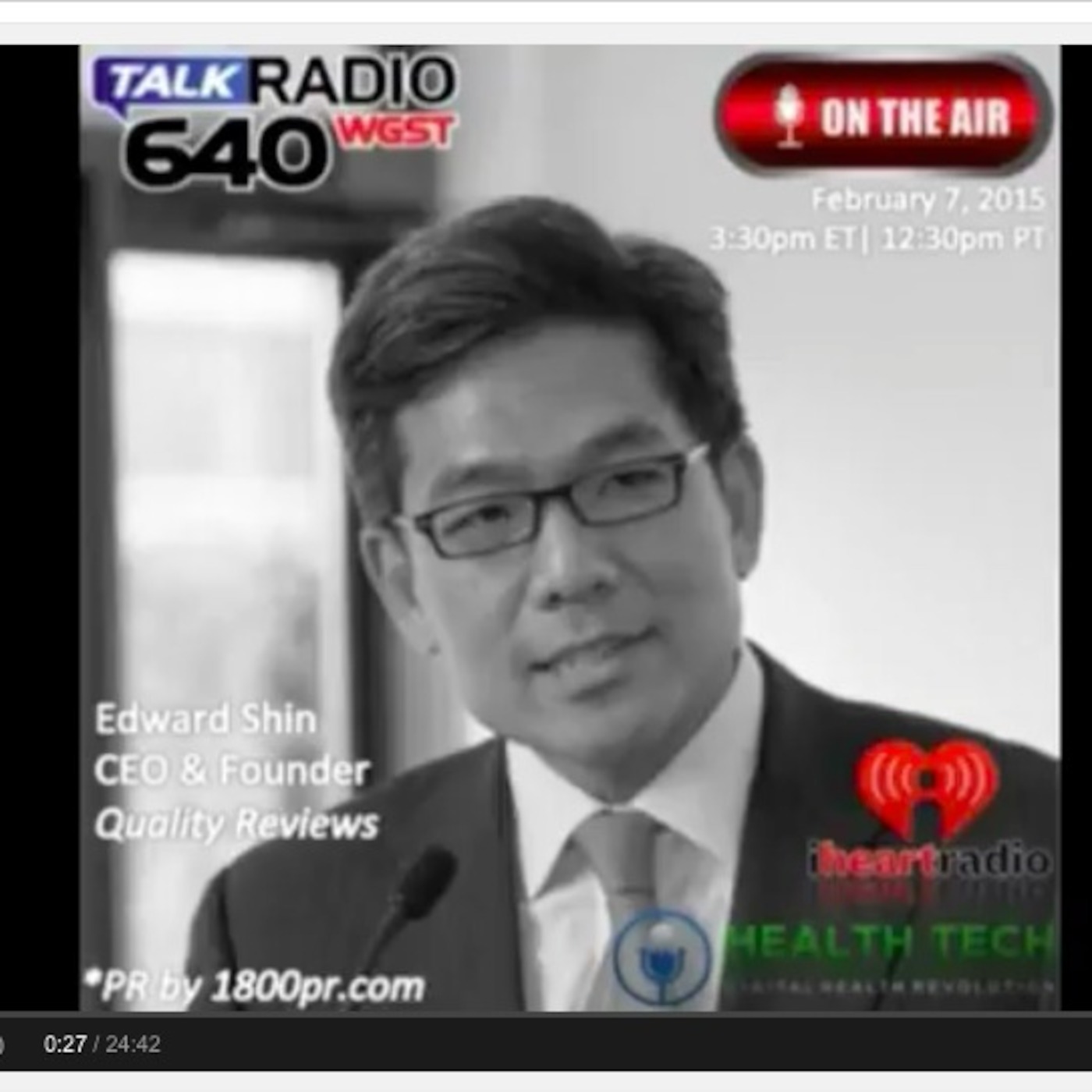 Edward Shin CEO & Co-Founder Interviewed On Health Tech Talk Live ...