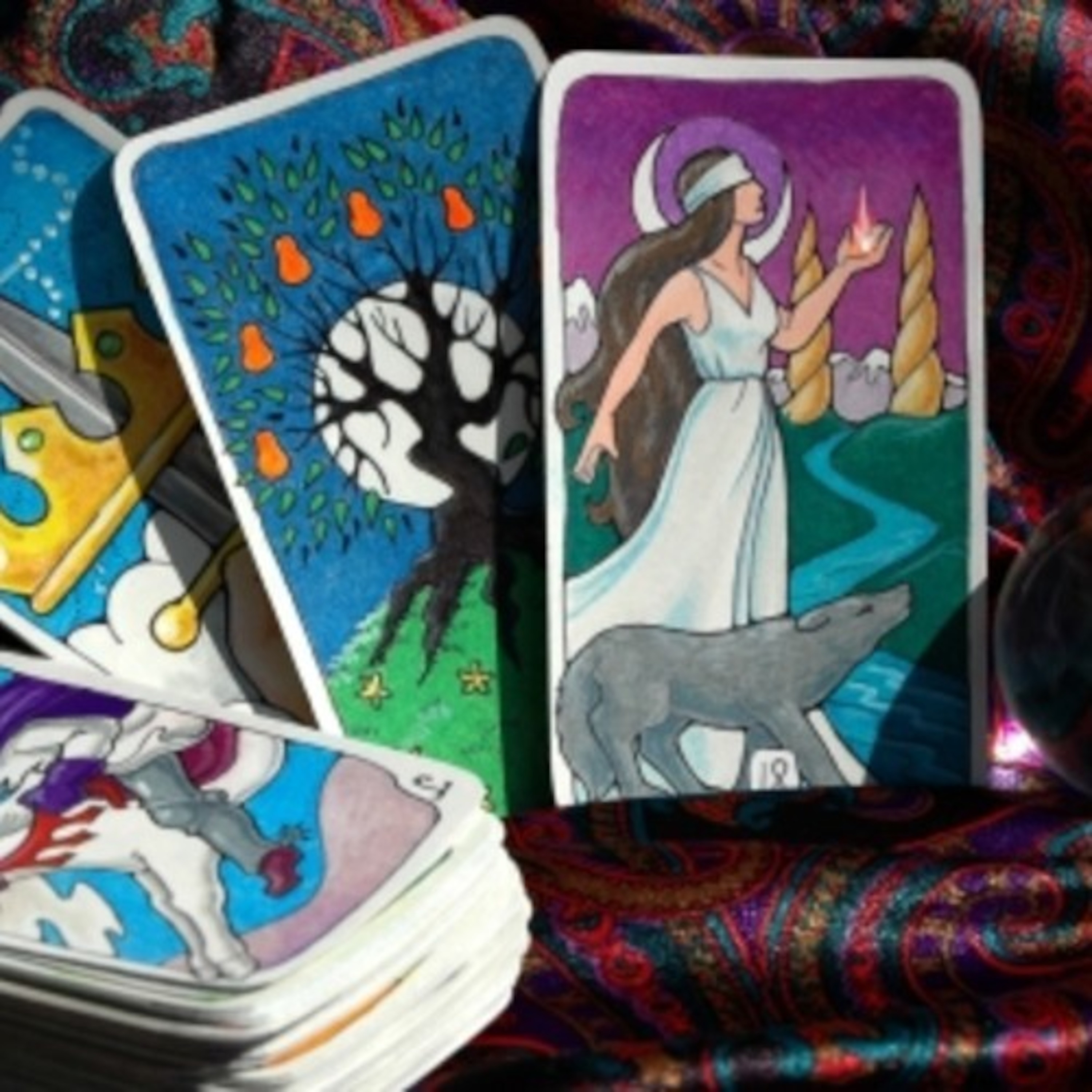 THROW TAROT AND AWAY WE GO WITH GOLDEN ROSE PSYCHIC RADIO episode artwork