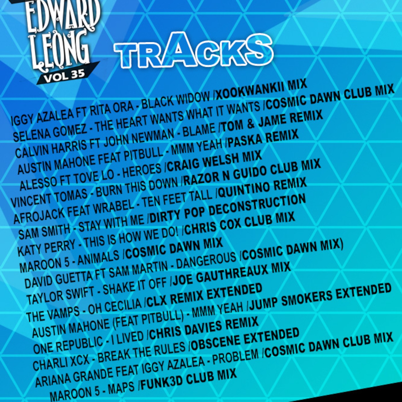 DJ Edward Leong - ZAP MeGaMiX VoL 35 episode artwork