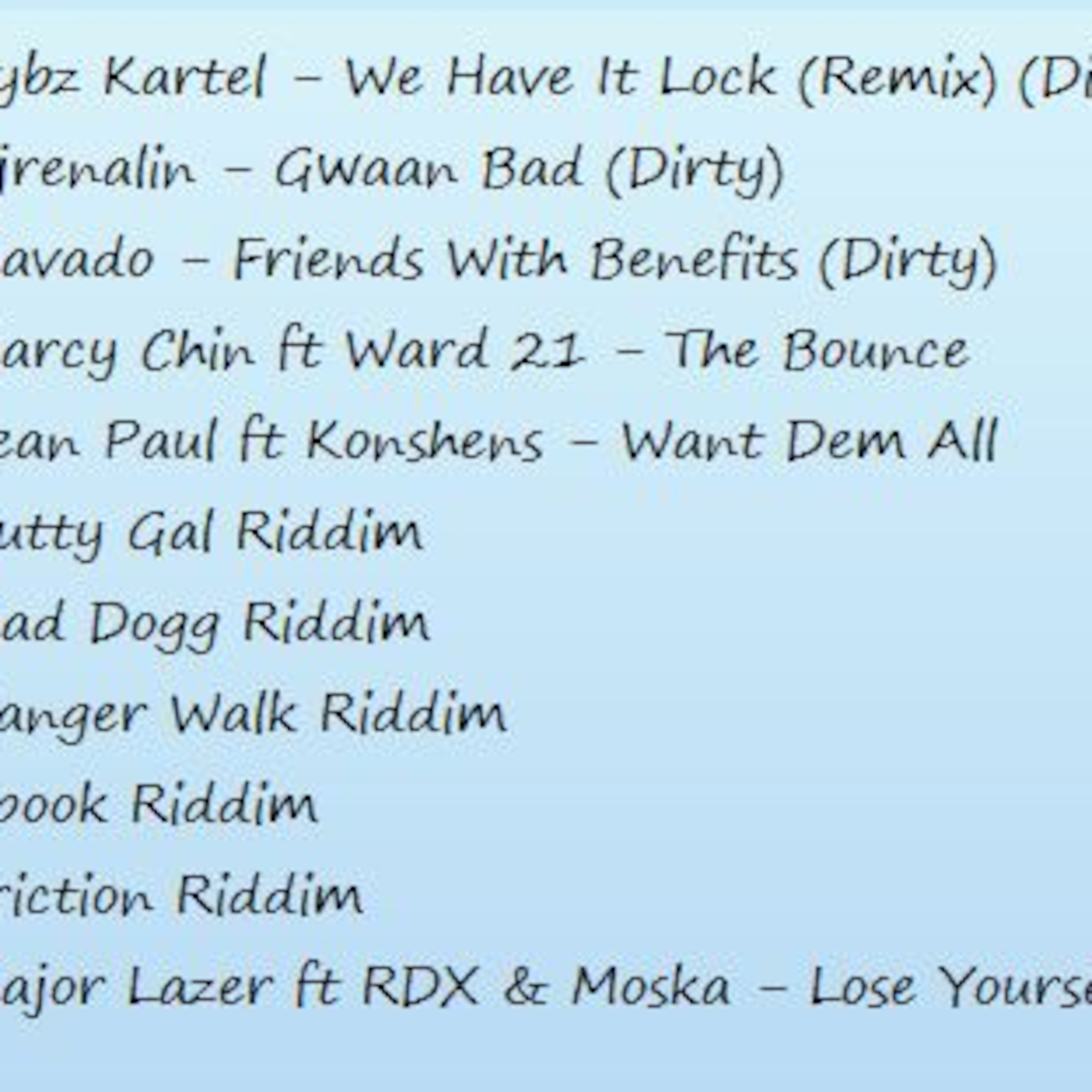 DJ Mr. Smith\'s Dancehall Mix CD\'s