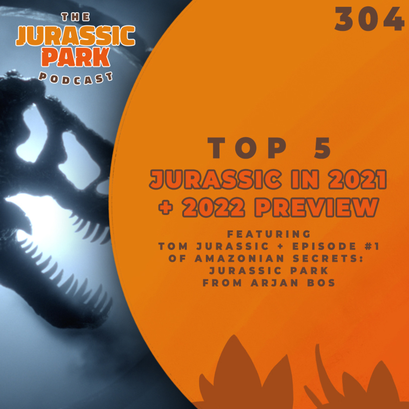 Episode 304: TOP 5 Jurassic in 2021 with Tom Jurassic + Amazonian Secrets: Jurassic Park (Episode 1) from Arjan Bos