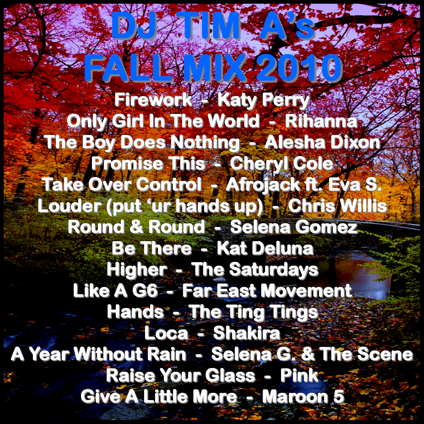 dj Tim a's Fall Mix 2010 episode artwork