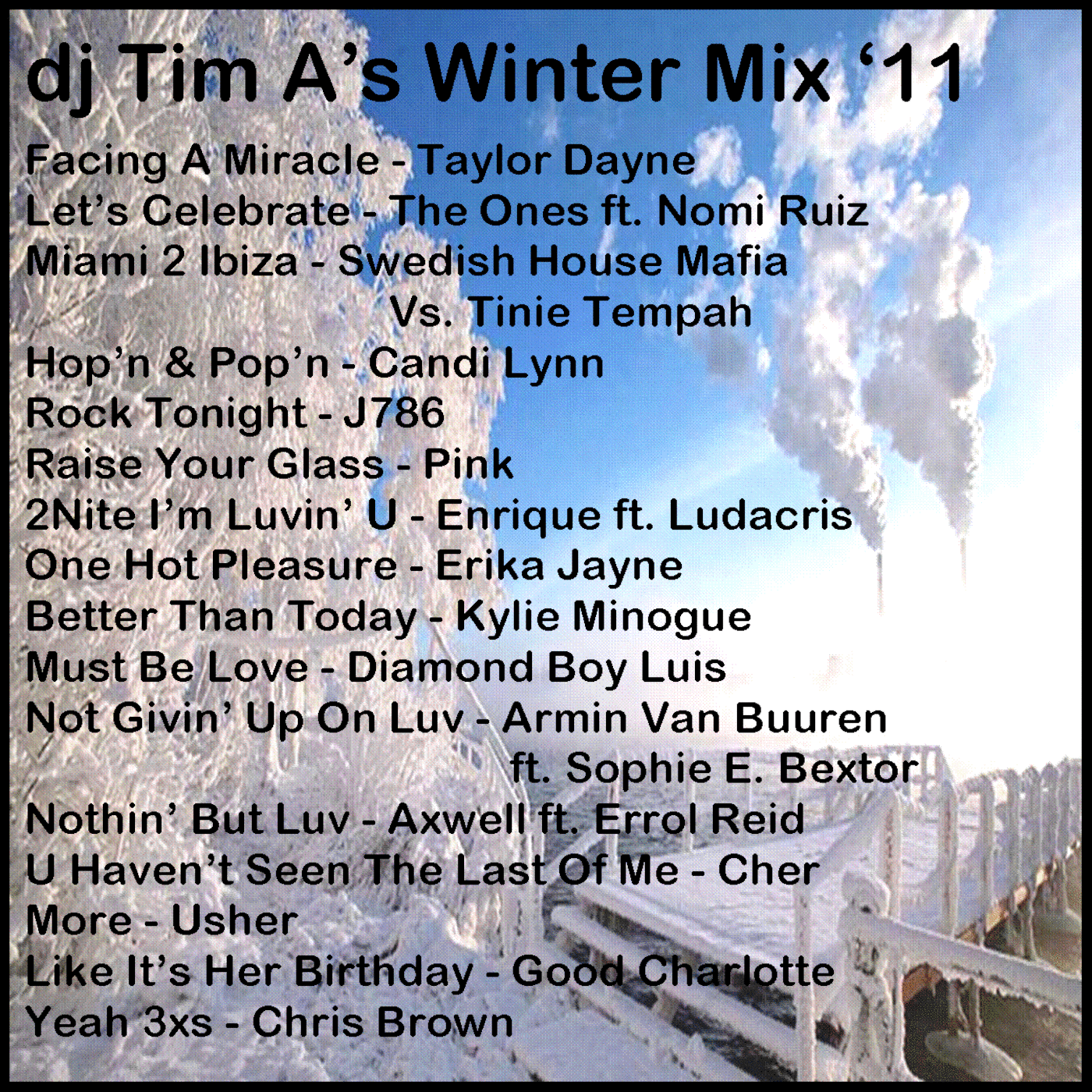 dj Tim A's Winter Mix 2011 episode artwork