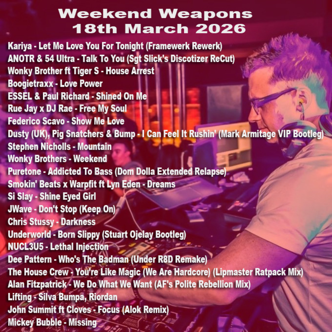 Episode 68: Weekend Weapons 18th March 2026 episode artwork