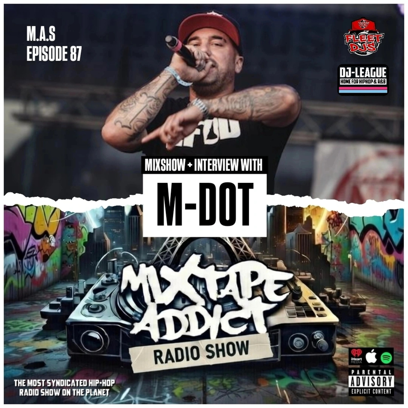 Mixtape Addict Show Talk Show with DJ KING FLOW ft: M-DOT episode artwork