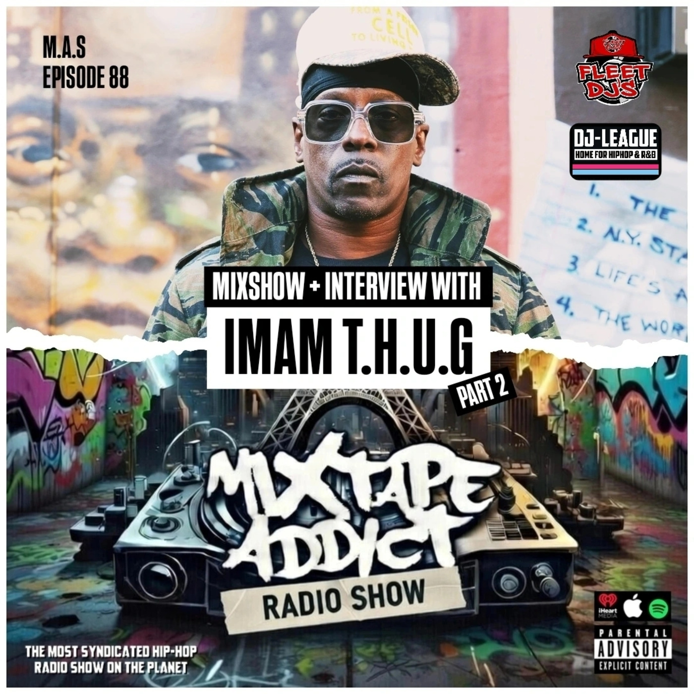 Mixtape Addict Show Talk Show with DJ King Flow ft:  IMAM T.H.U.G episode artwork