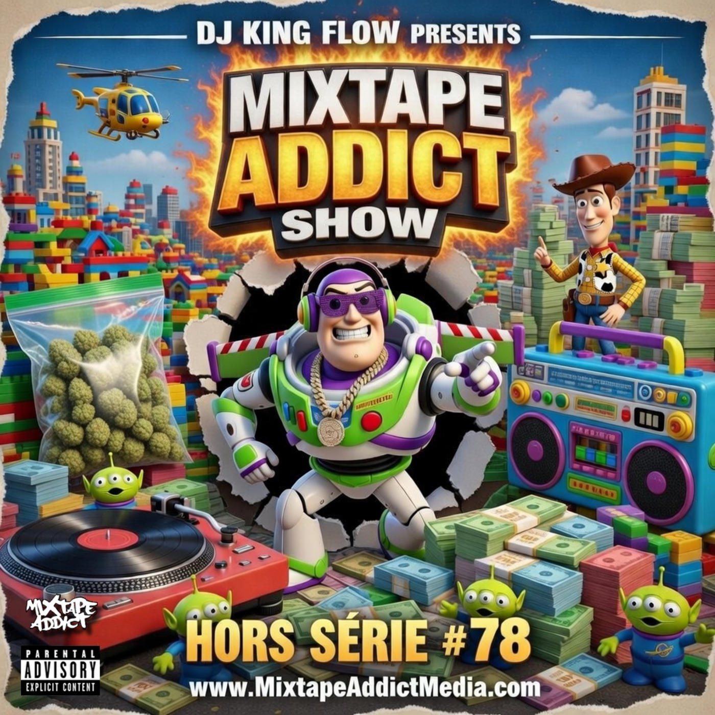 MIXTAPE ADDICT MIX SHOW with DJ KING FLOW episode artwork