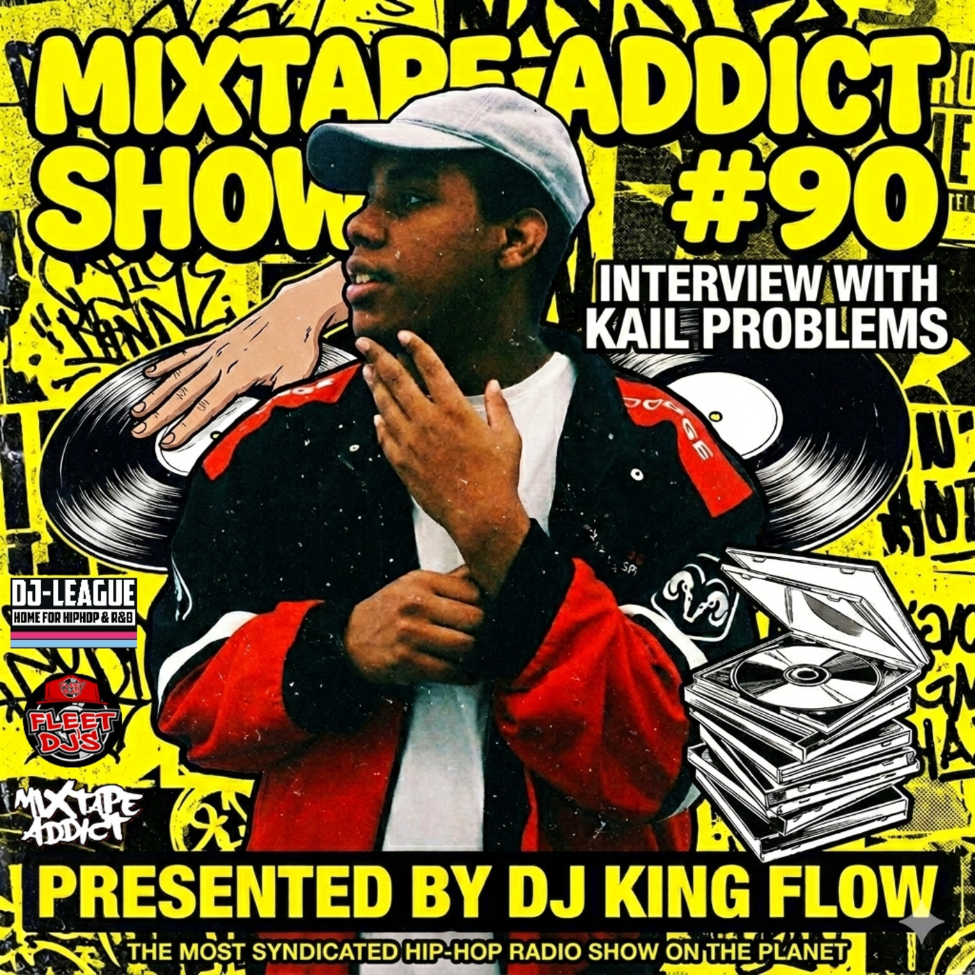MIXTAPE ADDICT TALK SHOW with DJ KING FLOW ft: KAIL PROBLEMS episode artwork