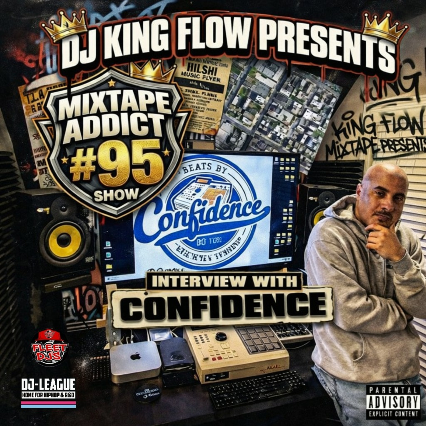 MIXTAPE ADDICT TALK SHOW with DJ KING FLOW ft: CONFIDENCE episode artwork