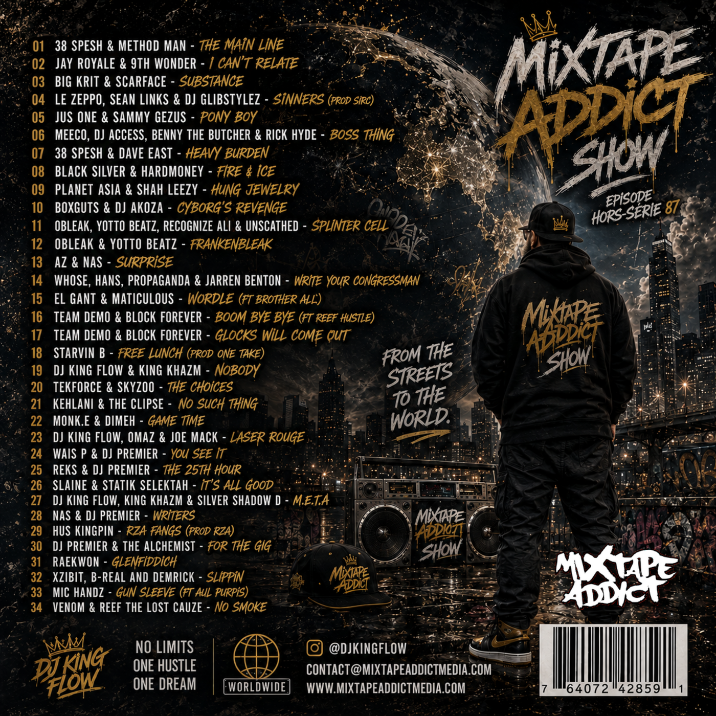 DJ KING FLOW MIXTAPE ADDICT MIX SHOW episode artwork