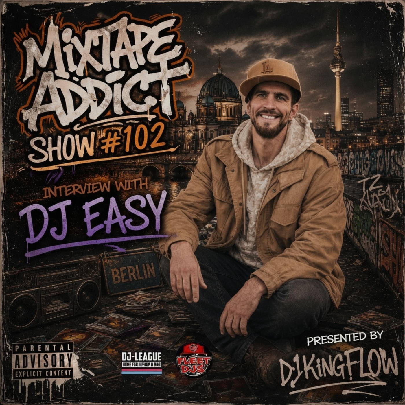 MIXTAPE ADDICT TALK SHOW with DJ KING FLOW ft: DJ EASY episode artwork