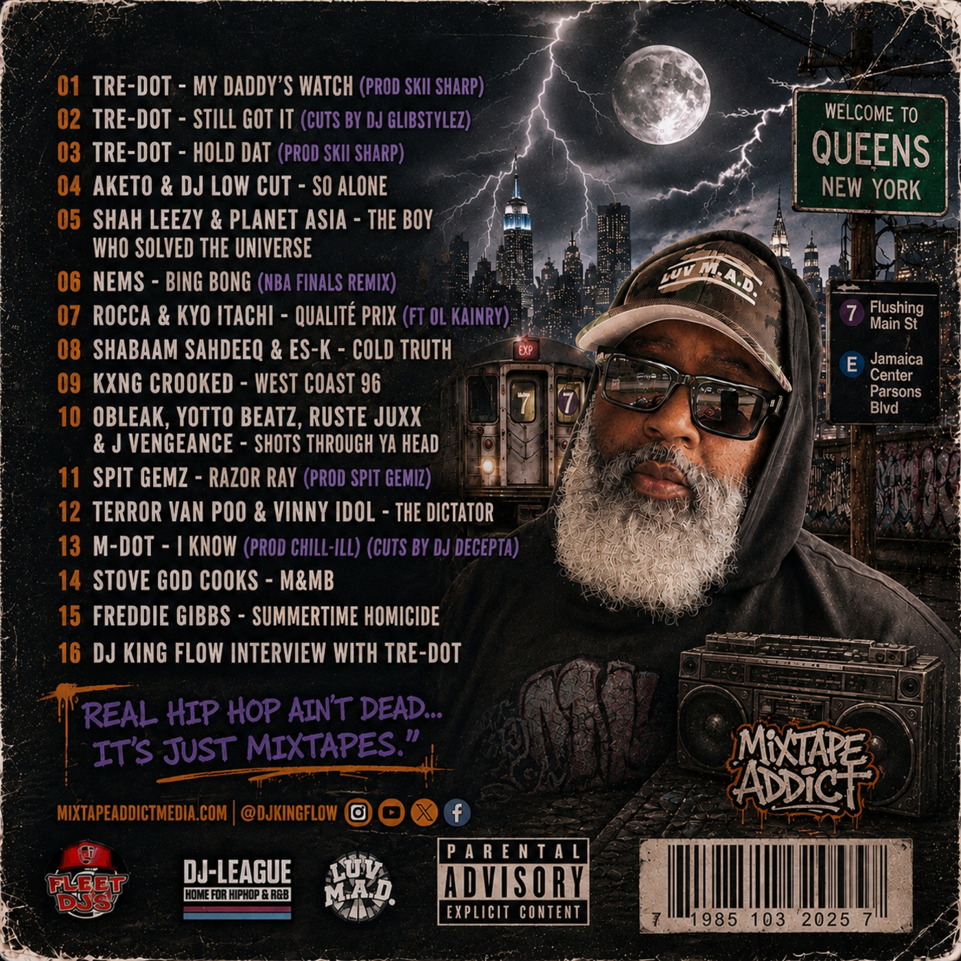 MIXTAPE ADDICT TALK SHOW with DJ KING FLOW ft: TRE DOT episode artwork