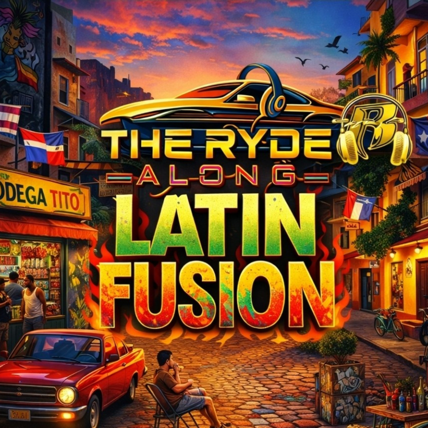 The Ryde Along Latin Fusion with Blessed Noce Interview, new music from Albin St. Rose & DJ Tito MSD episode artwork