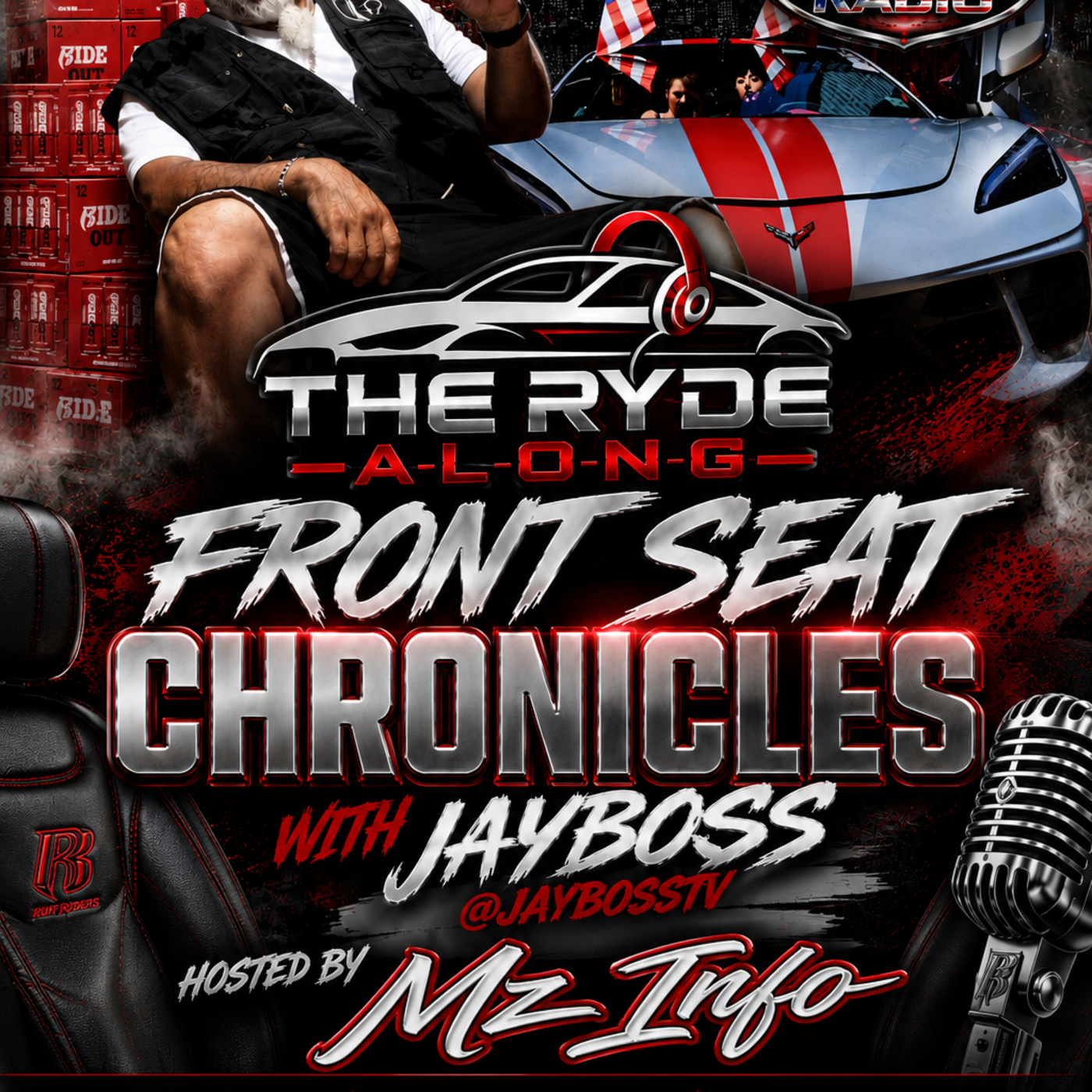 The Ryde Along Friday Front Seat Chronicles with Mz Info ft- JayBoss Prez.of L.E.S. Ruff Ryders from JayBoss TV episode artwork