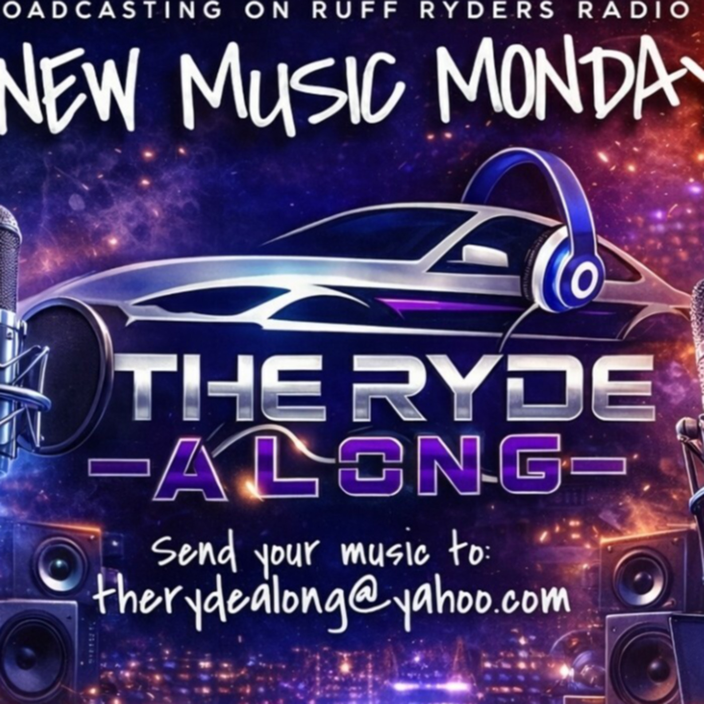 The Ryde Along New Music Monday with Mz Info ft- Lord Kaos (new artist) & music episode artwork