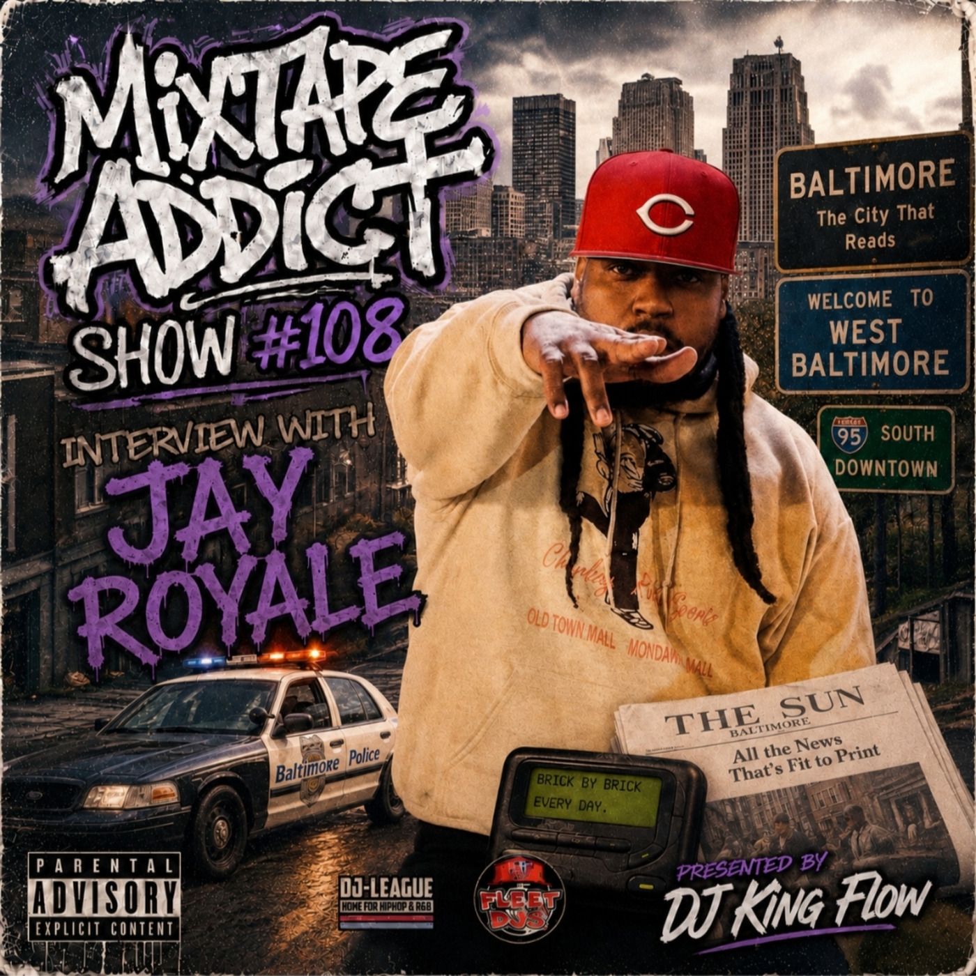 MIXTAPE ADDICT TALK SHOW with DJ KING FLOW ft: JAY ROYALE episode artwork