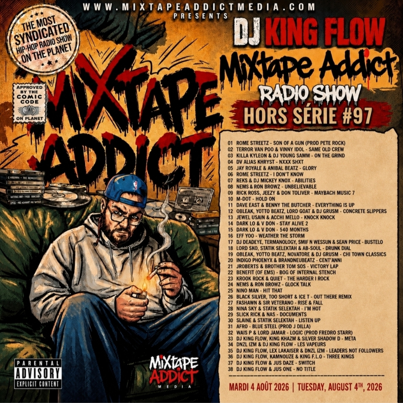 MIXTAPE ADDICT MIX SHOW with DJ KING FLOW episode artwork