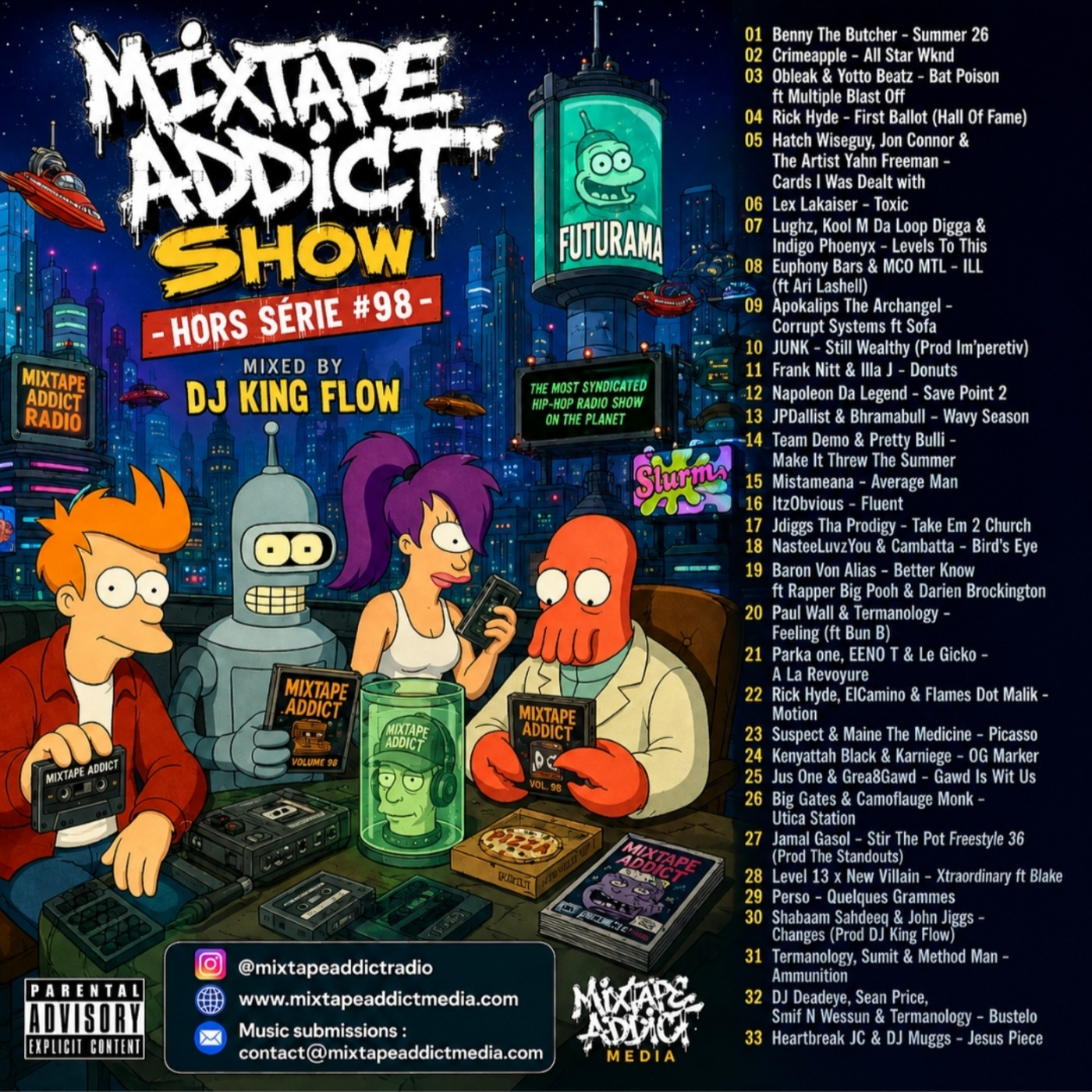 MIXTAPE ADDICT MIX SHOW with DJ KING FLOW episode artwork