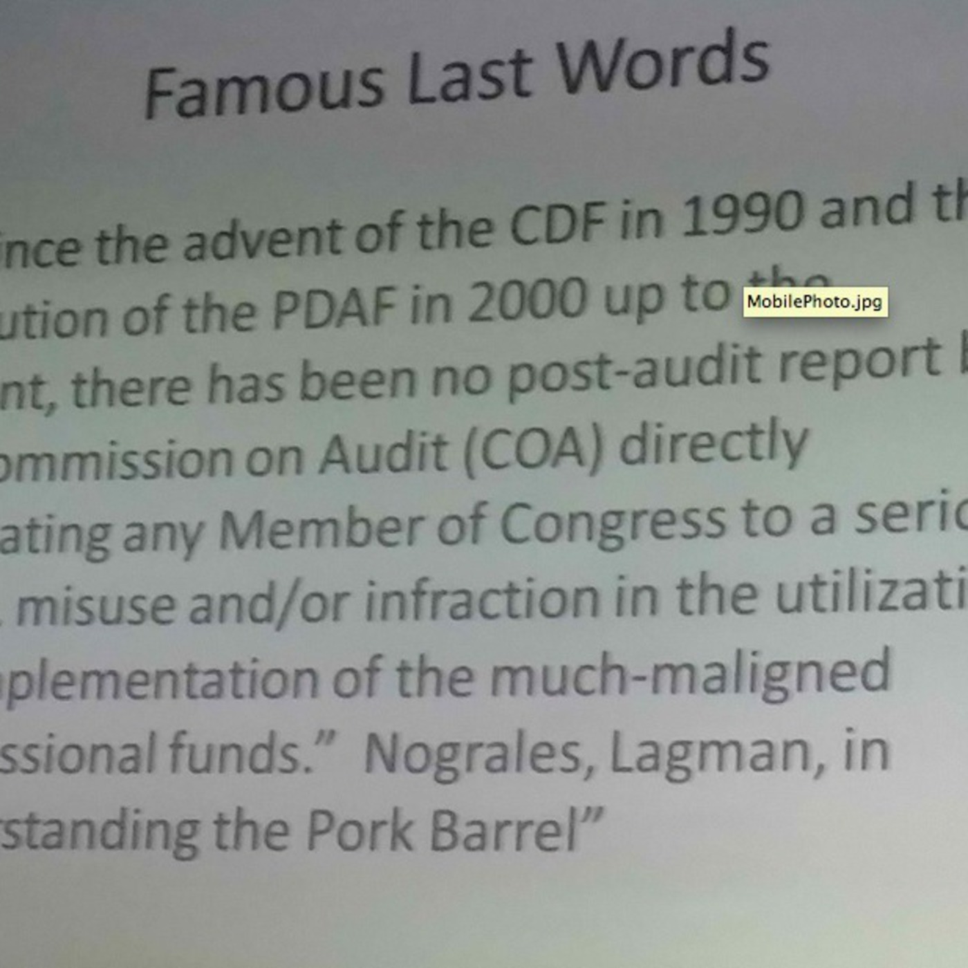 What s Next on the Menu: Pork After PDAF (Part 2 of 2)  #porkForum