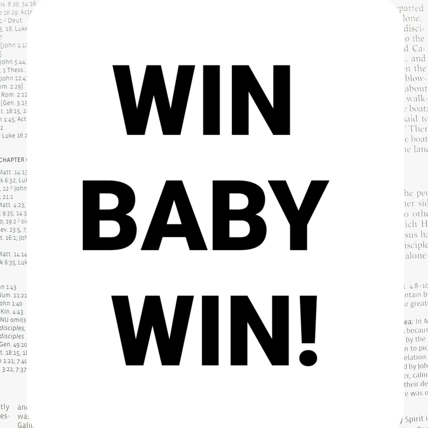 Episode 50: Win Baby Win!
