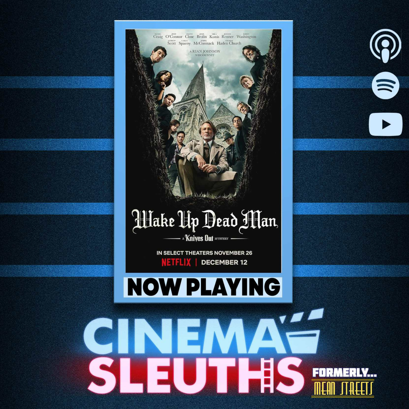 DEBRIEFED 003: WAKE UP DEAD MAN: A KNIVES OUT MYSTERY : The Marvel Actor Problem episode artwork