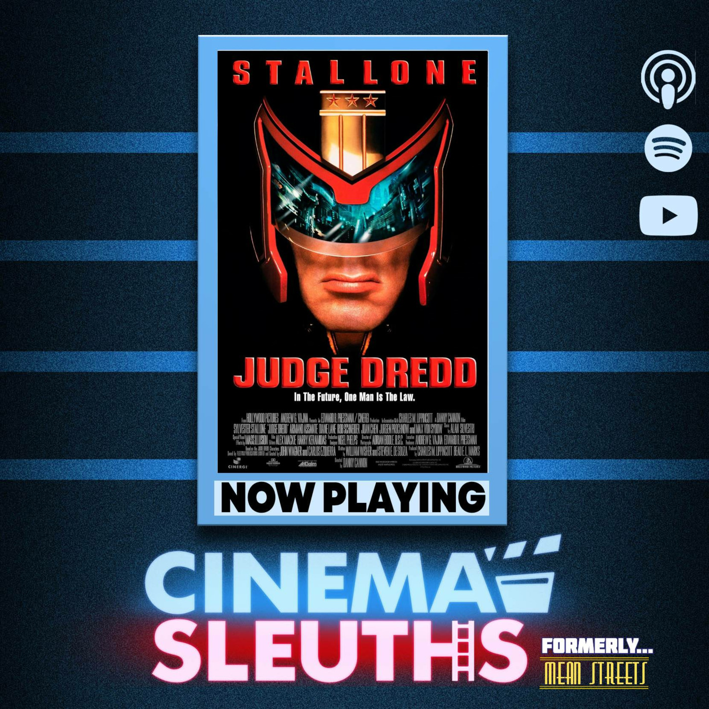 Case 72. JUDGE DREDD (1995) | Dir Danny Cannon | WE ARE THE LAW! episode artwork