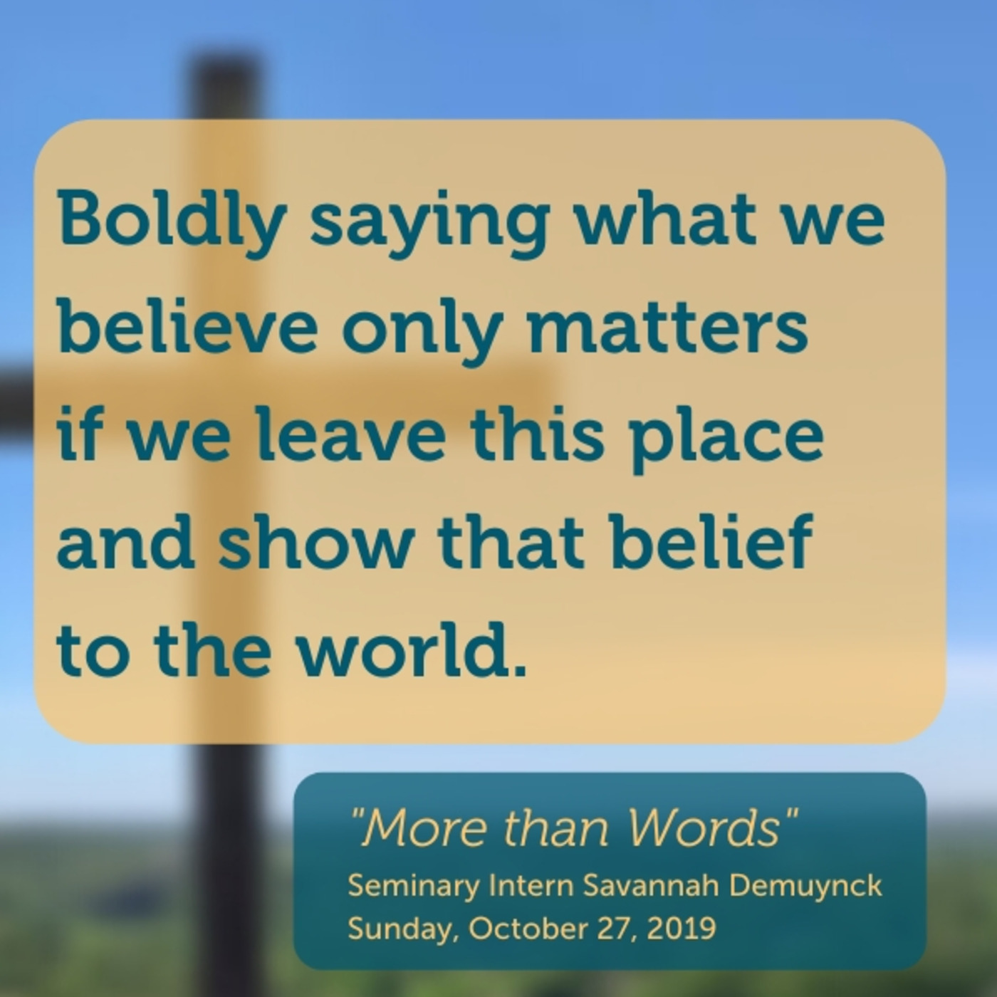 More than Words