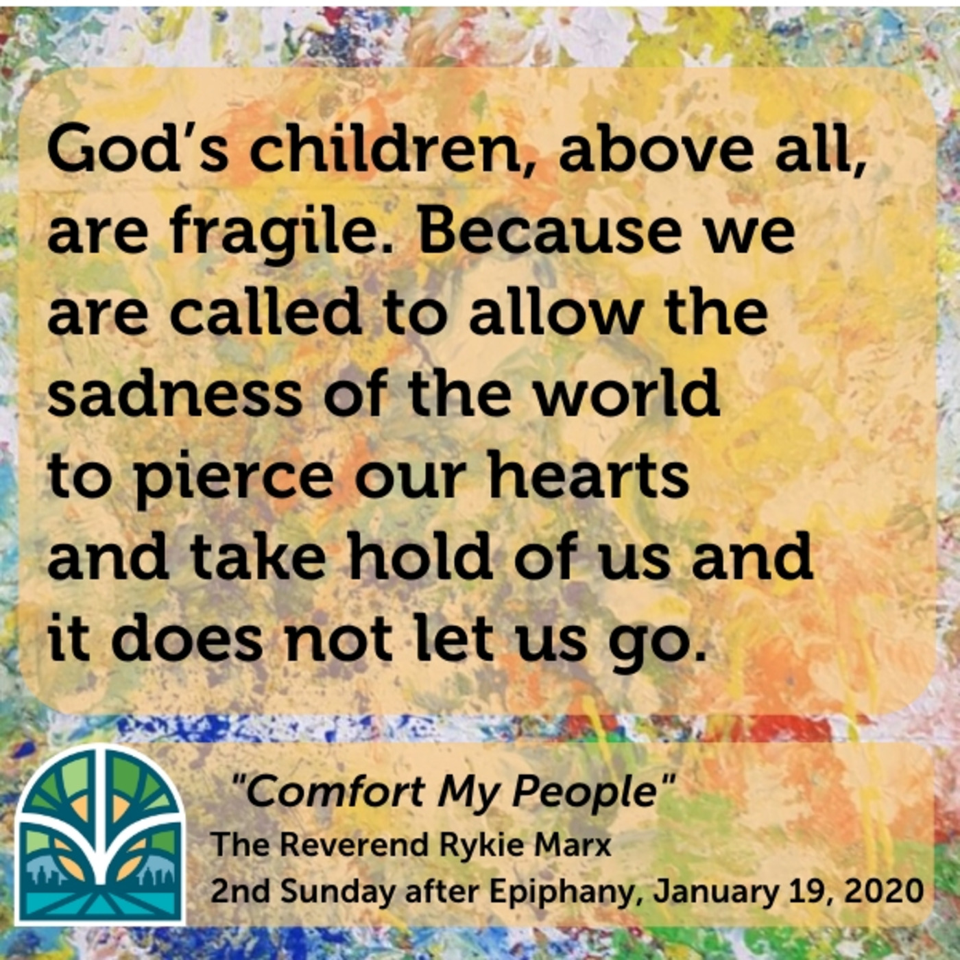 Comfort My People