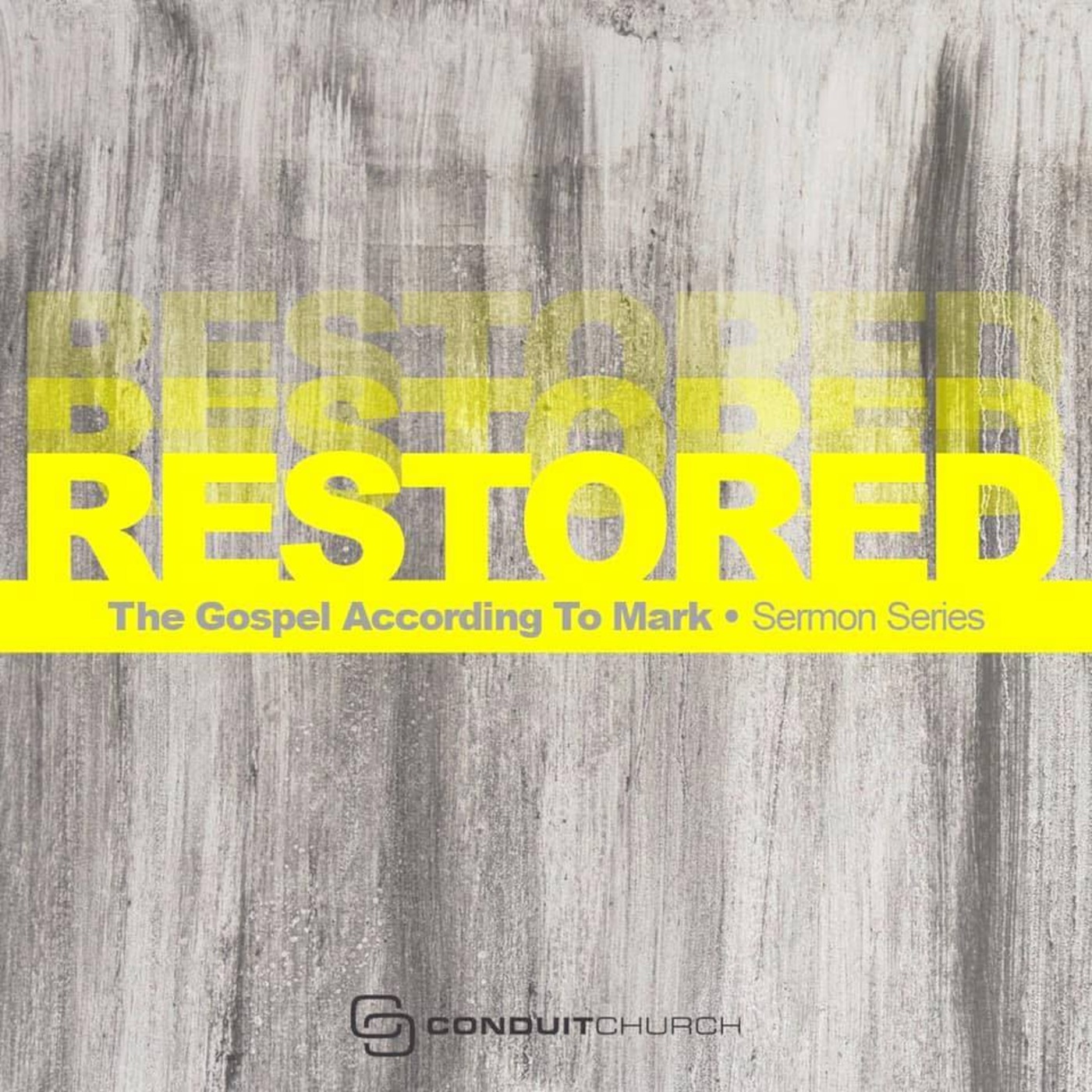 RESTORED // Mark 1:3-14, Streams in the Desert w/ Darren Tyler