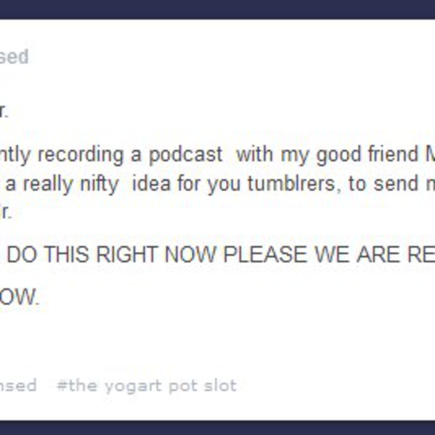 Episode 29 Tumblr Famous