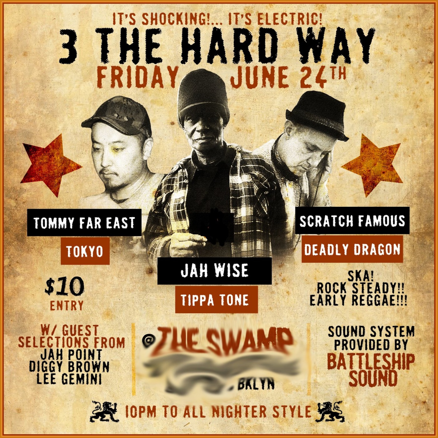 ++ 3 The Hard Way - Scratch Famous + Tommy Far East + Jah Wise Live Recording Pt.3 ++