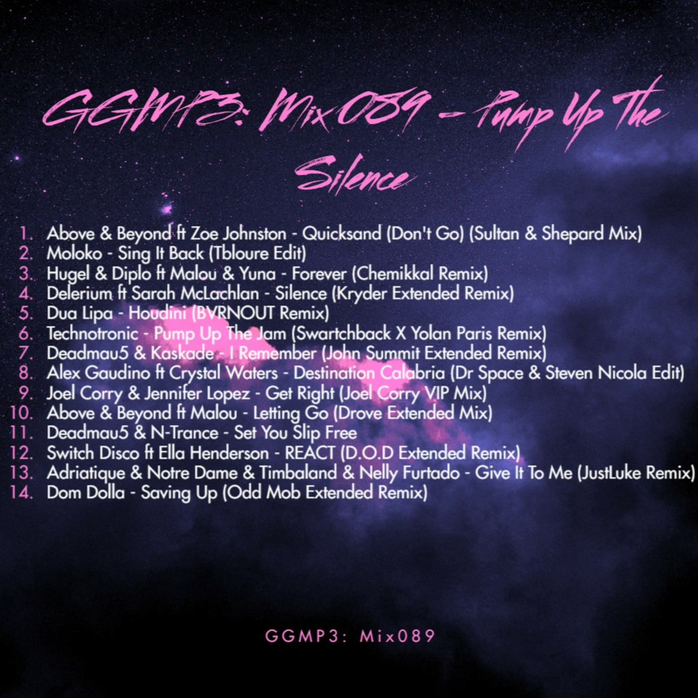 Episode 89:  GGMP3: Mix 089 - Pump Up The Silence (Deep Dirty House) episode artwork