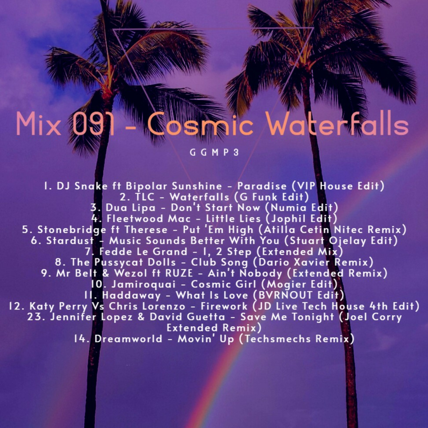 Episode 91: GGMP3: Mix 091 - Cosmic Waterfalls episode artwork