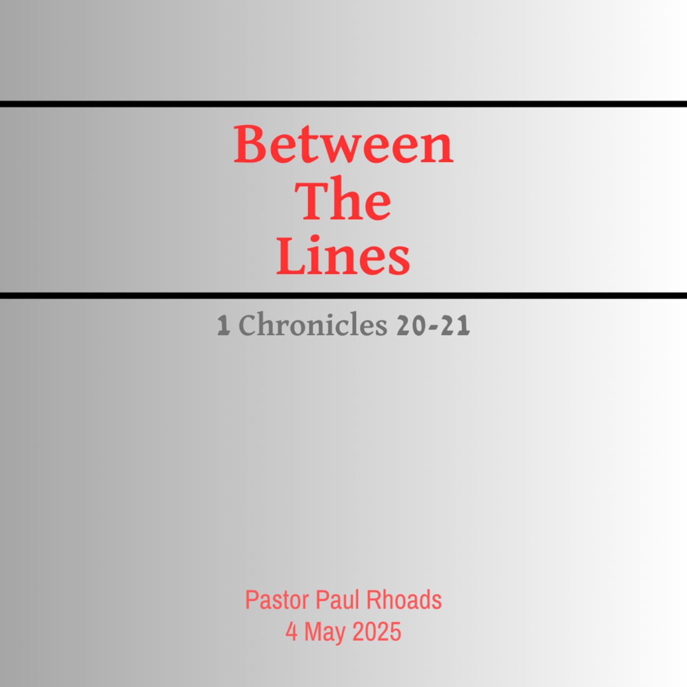 Episode 735: Between The Lines
