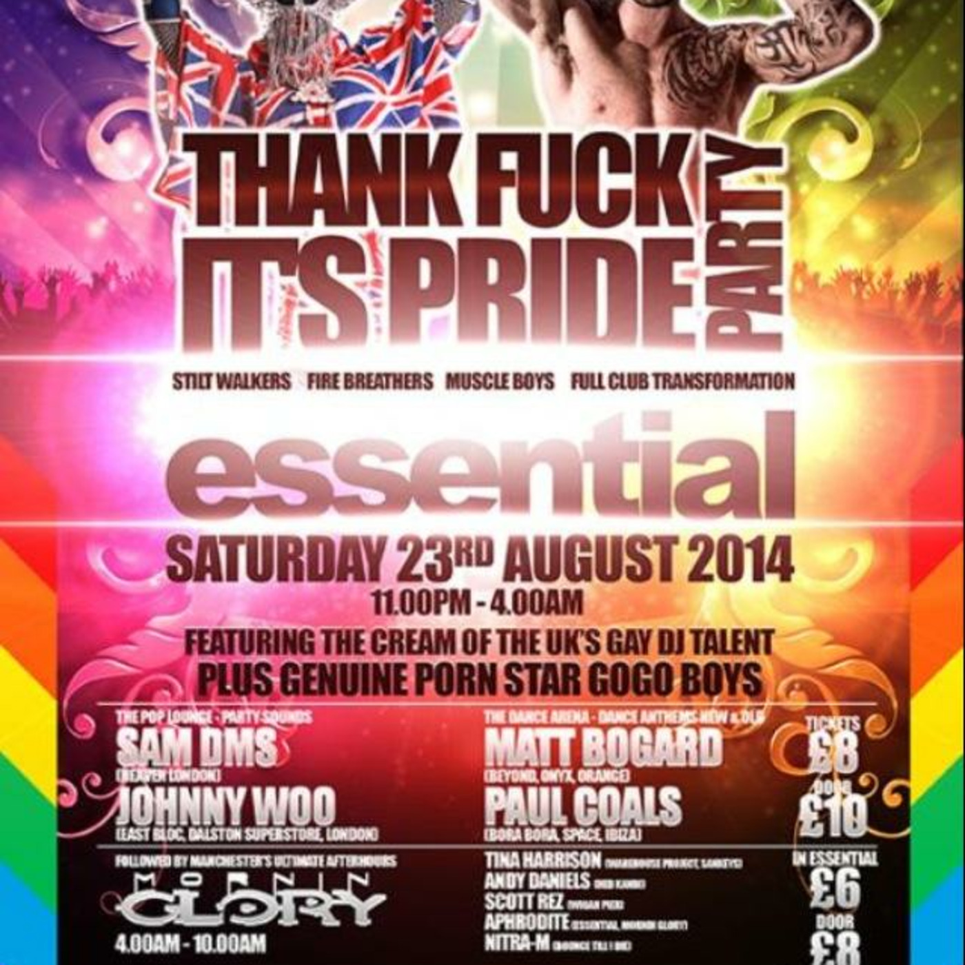 DJ Paul Coals - Essential, Main Event. (Manchester Pride ) 2014