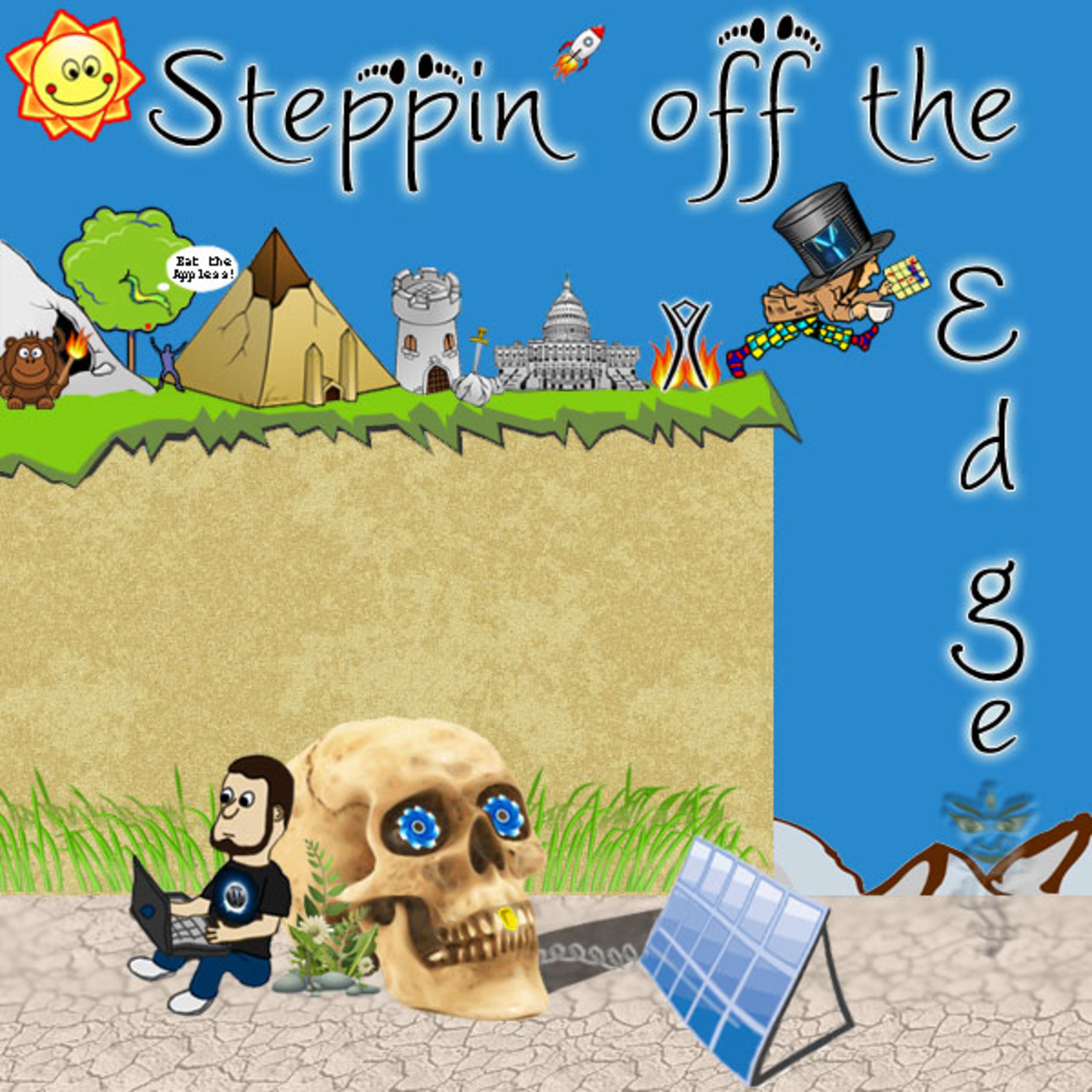 Steppin' off the Edge podcast artwork