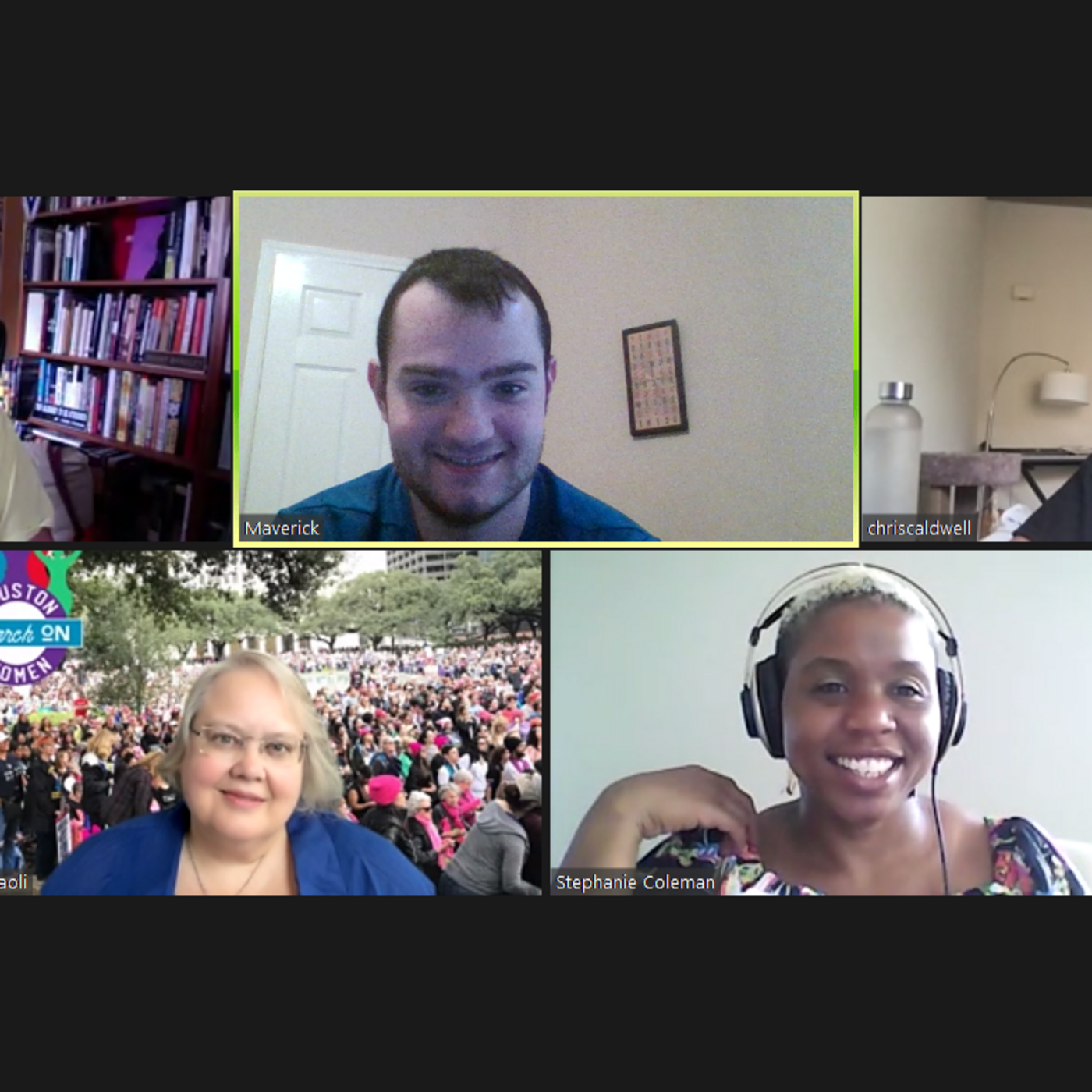 Episode 80: Houston Women March: A Conversation with Robin Paoli and Chris Caldwell