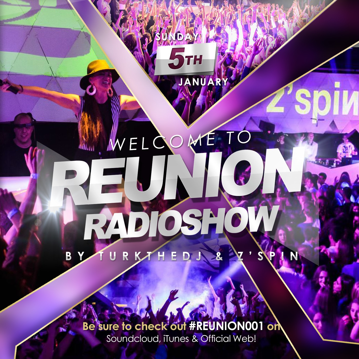 #001 REUNION RADIO SHOW - BY TURKTHEDJ & Z'SPIN